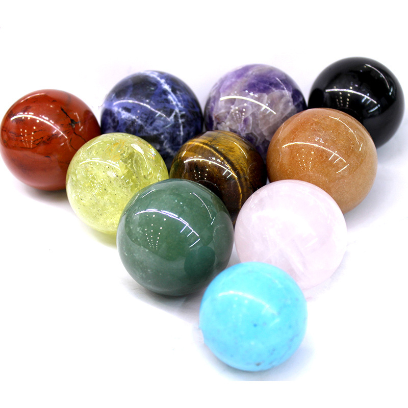 Natural Gemstone Crystals Wholesale Bulk High Quality Natural1.6 cm  2cm Crystal Sphere