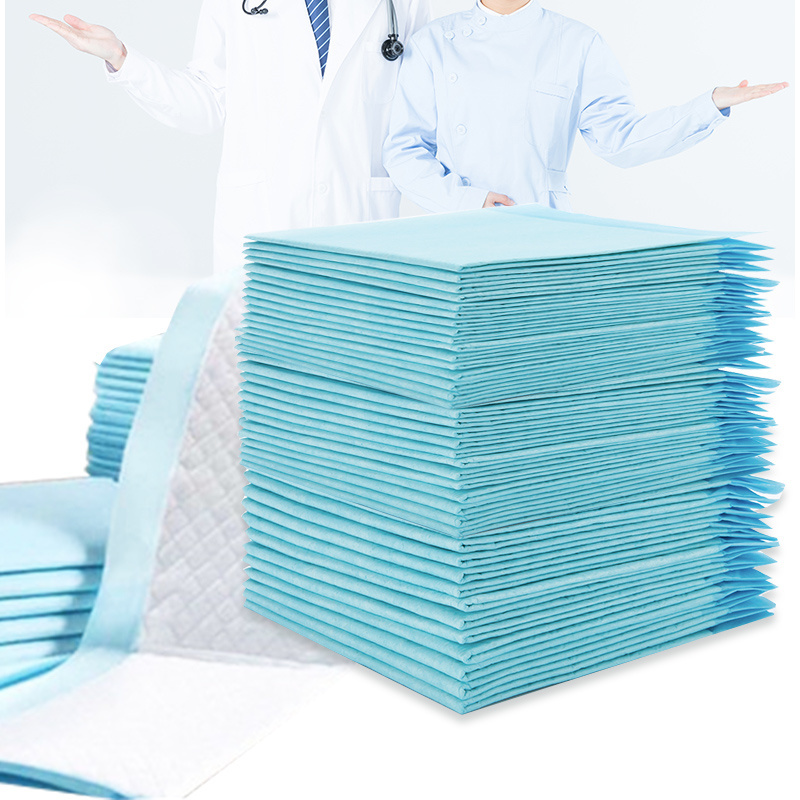 customized good free sample medical thick cotton organic contoured wholesale incontinence disposable bed underpads