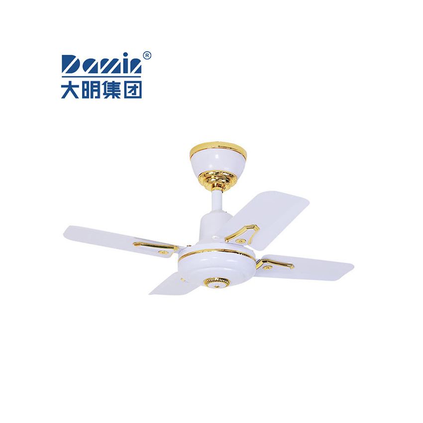 home appliance small size Ceiling fan 24 inch 220V ac motor four metal blades industrial electric mini celling fan