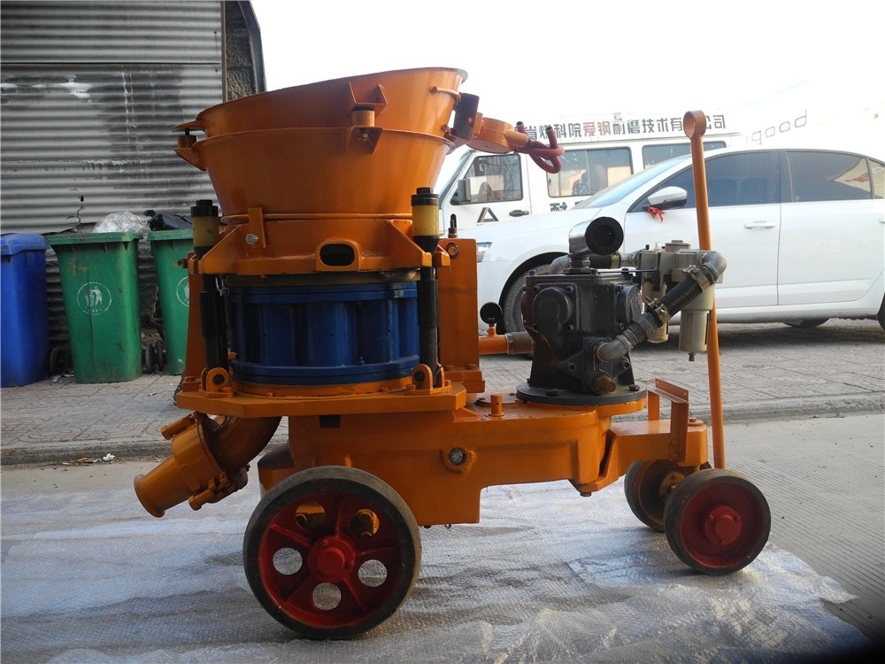 Pneumatic Shotcrete Machine/PZ-5A Air Rotor Motor Dry Mix Shotcrete Gunite Concrete Spraying Machine