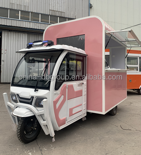 Mobile Food Truck Mobile Bar BBQ Food Trailer Fully Equipped Ice Cream Coffee Fast Food Truck For Sale