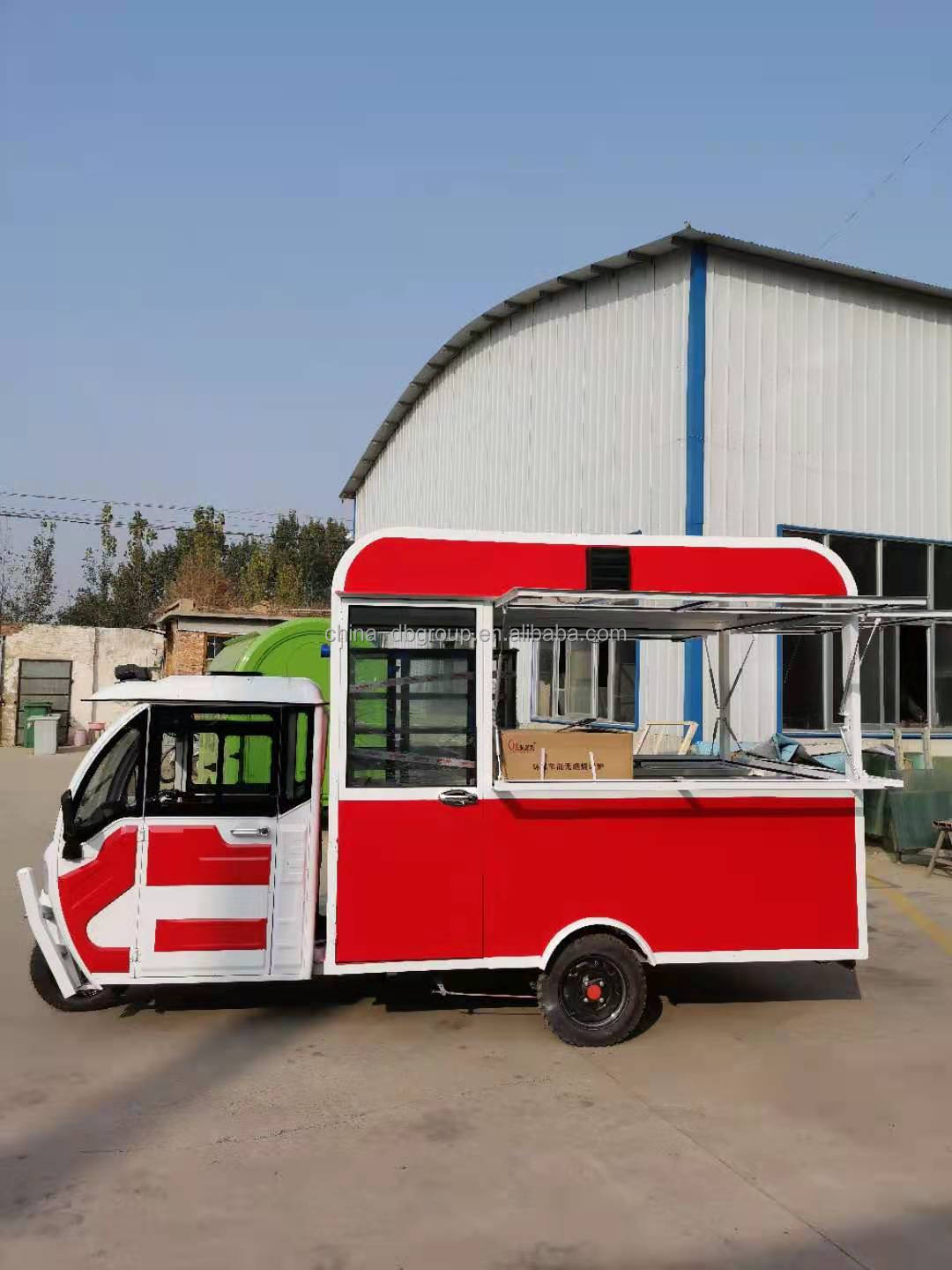 Customized Mobile Food Truck Bus Electric Food Cart with CE Certification Fast Street Kitchen