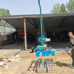 Manual Concrete Block Stacking MachineBrick Palletizer Bricks Making Machine Block Cuber Machine