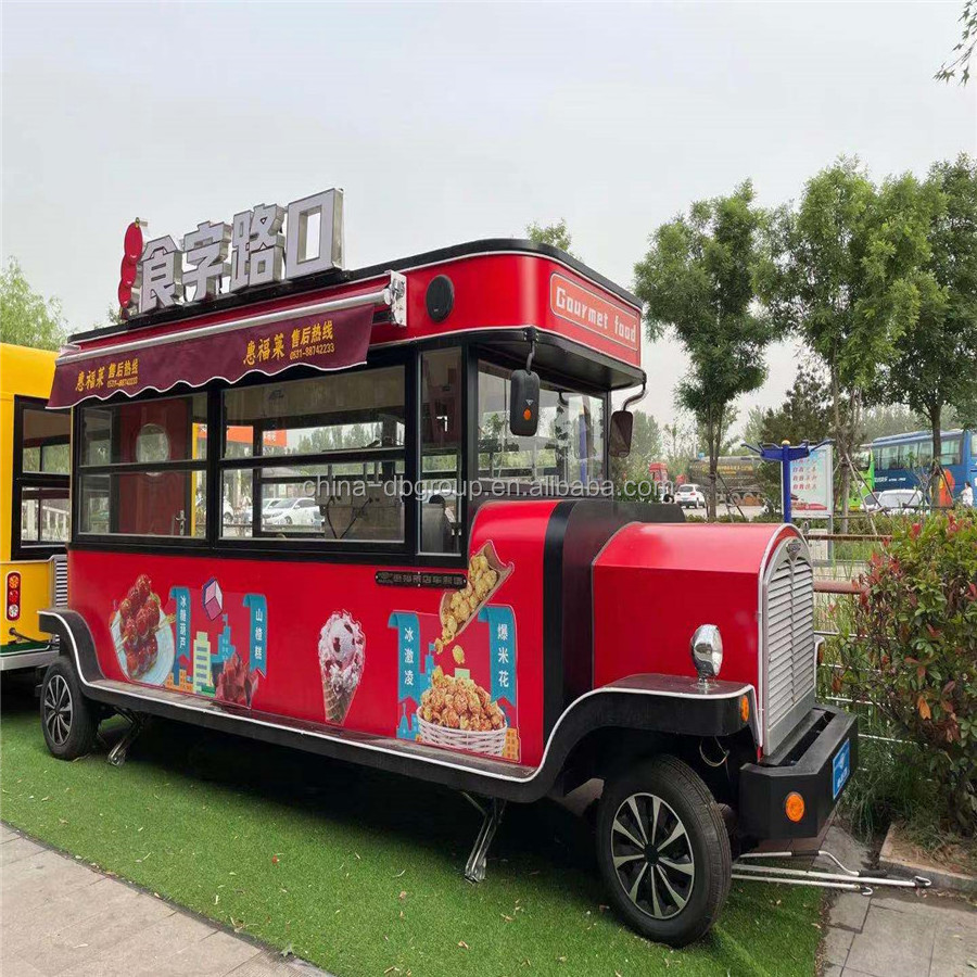 2021 Hot Sale Food Truck with Frozen Yogurt Machine Street Vending