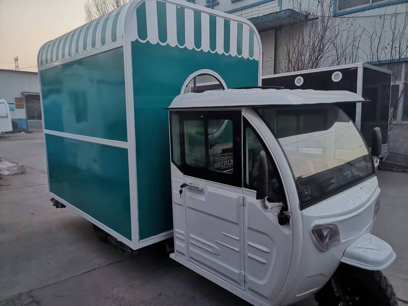 Standard Food Truck Mobile Fast Food Cart Trailer /Electric three-wheel  food truck for small business