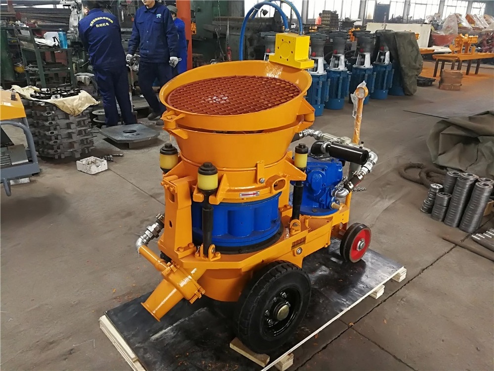 Pneumatic Shotcrete Machine/PZ-5A Air Rotor Motor Dry Mix Shotcrete Gunite Concrete Spraying Machine