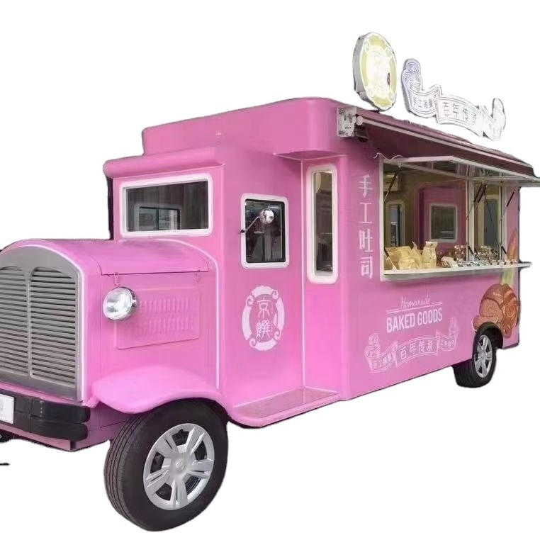 2021 Hot Sale Food Truck with Frozen Yogurt Machine Street Vending