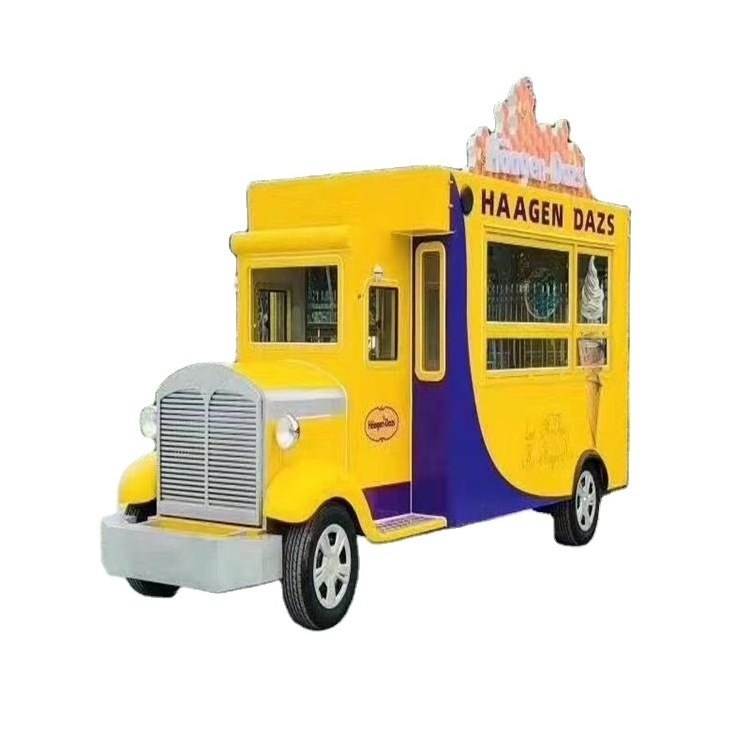 Standard Food Truck Mobile Fast Food Cart Trailer /Electric three-wheel  food truck for small business