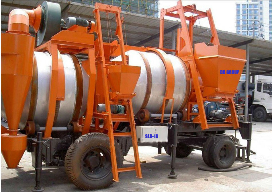 SLB8 Portable Asphalt Drum Mix Plant price for Small Road Project  8t/h