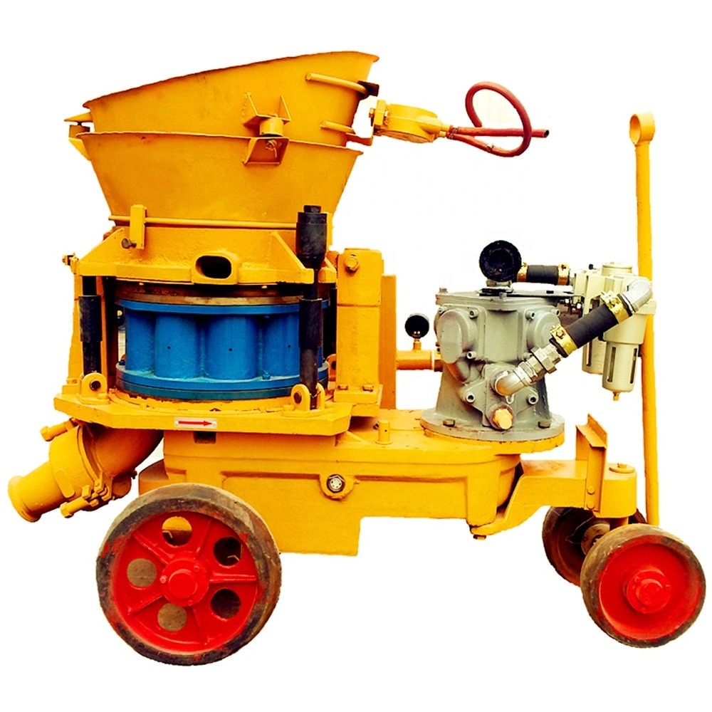 Pneumatic Shotcrete Machine/PZ-5A Air Rotor Motor Dry Mix Shotcrete Gunite Concrete Spraying Machine