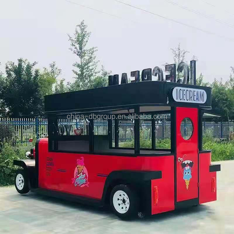 2021 Hot Sale Food Truck with Frozen Yogurt Machine Street Vending