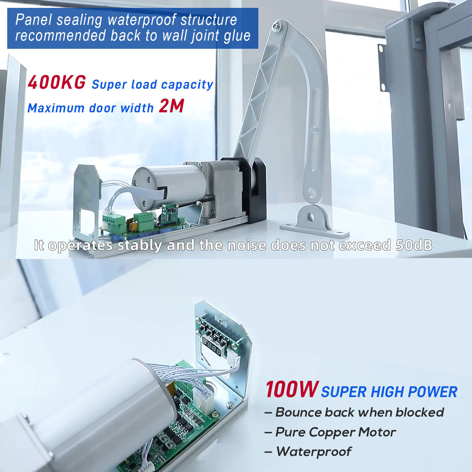 DSW-99 Side-Mounted Heavy Duty 400KG Electric Automatic Door Closer Gate Automatic Swing Door Opener