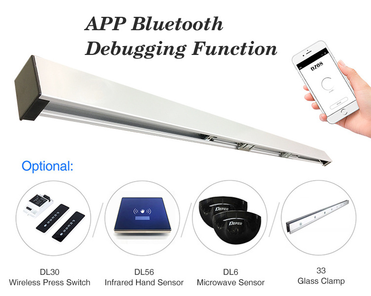 Office Smart Home Automatic Door Opener Kitchen Linear Magnetic Levitation Automatic sliding door