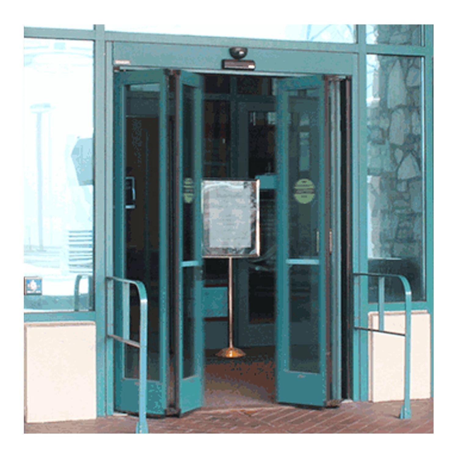 DEPER High Quality Auto Folding Glass Door System For office Corridor