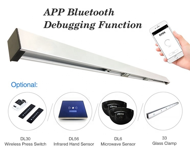 APP Control Operating Interior Magnetic Levitation Automatic Door Magnetic Sliding Door for Office Bedroom