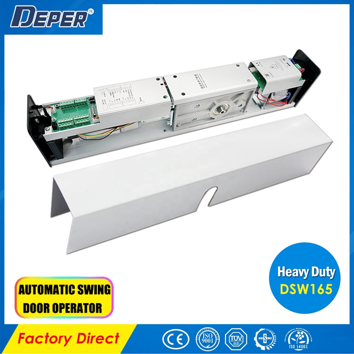 Deper Easy Install Adjustable 200kg Heavy Duty Electric Gate Opener Swing Automatic Swing Door Operator