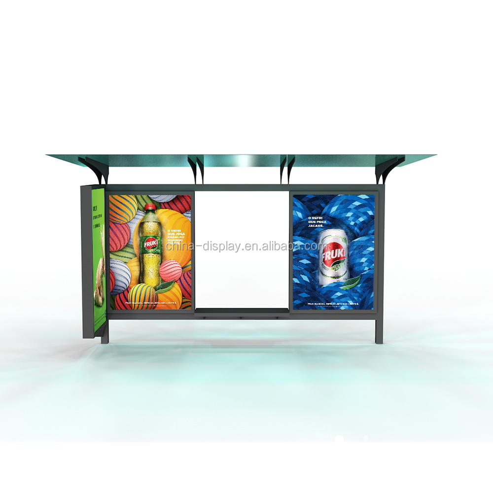 high quality used solar city  bus stop shelter