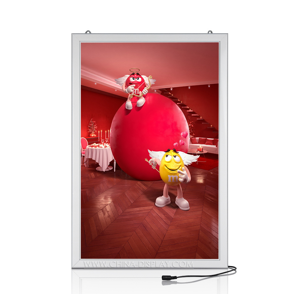 24x36 27x40 Inch Illuminated Back-lit Snap Frame Movie Poster Led Slim Advertising Light Box