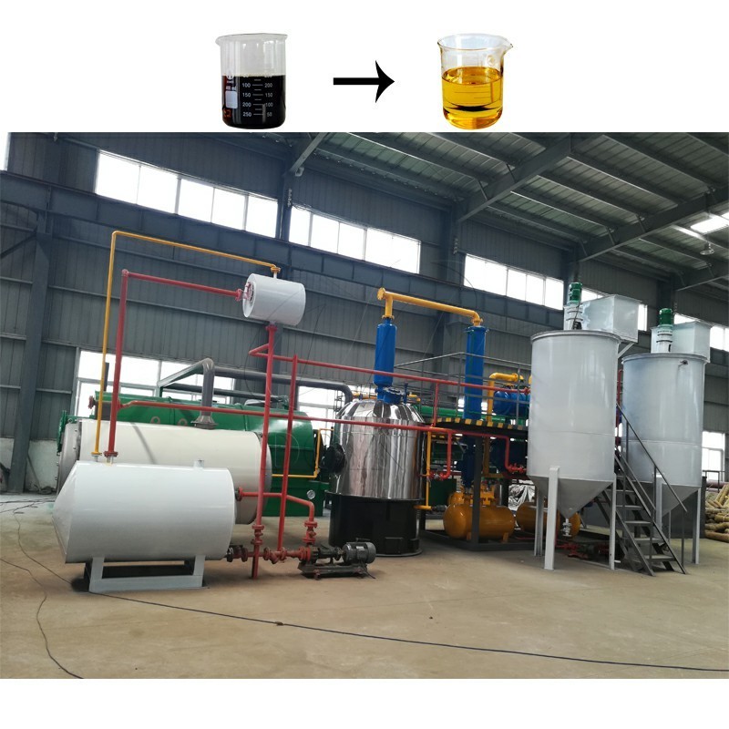 Batch type  small scale mini crude oil petroleum refinery for sale