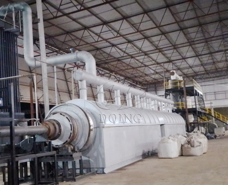 Advanced technology waste tire pyrolysis machine scrap tyre to fuel oil recycling machine for sale