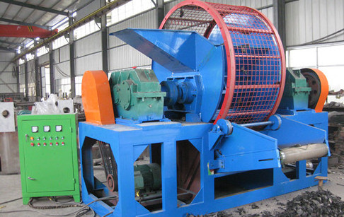 Good performance used  tyre cutting machine tire shredding equipment to get tire crumbs