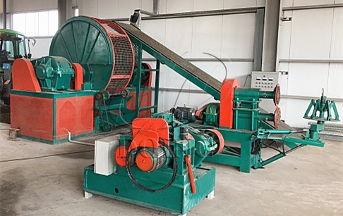 Good performance used  tyre cutting machine tire shredding equipment to get tire crumbs