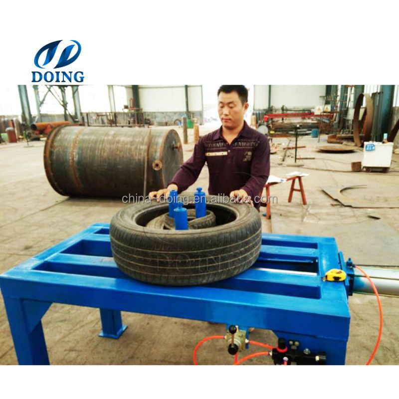 Tire processing machinery tyre doubling machine/tire unpacking tripling machine/tire double recycling machine