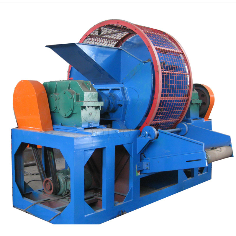 Good performance used  tyre cutting machine tire shredding equipment to get tire crumbs