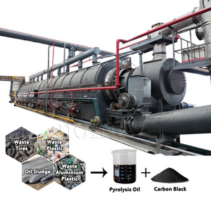 Green Technology Recover Waste Oil Sludge to Fuel Oil Recycling machine Oily Petroleum Pyrolysis Treatment Plant