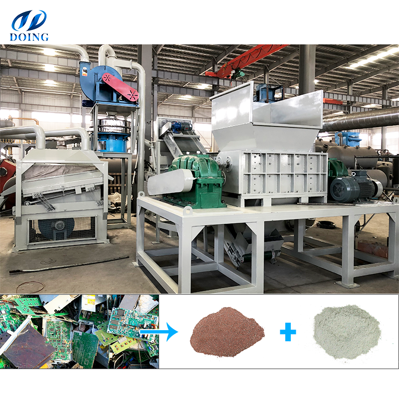 Waste Circuit Board Disposal And Recycling Machine Scrap PCB Board Recycling Plant Small E-waste Mother Board Recycling Machine