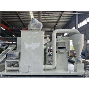 Copper cable wire recycling machine process wires and cables to get pure copper and plastic