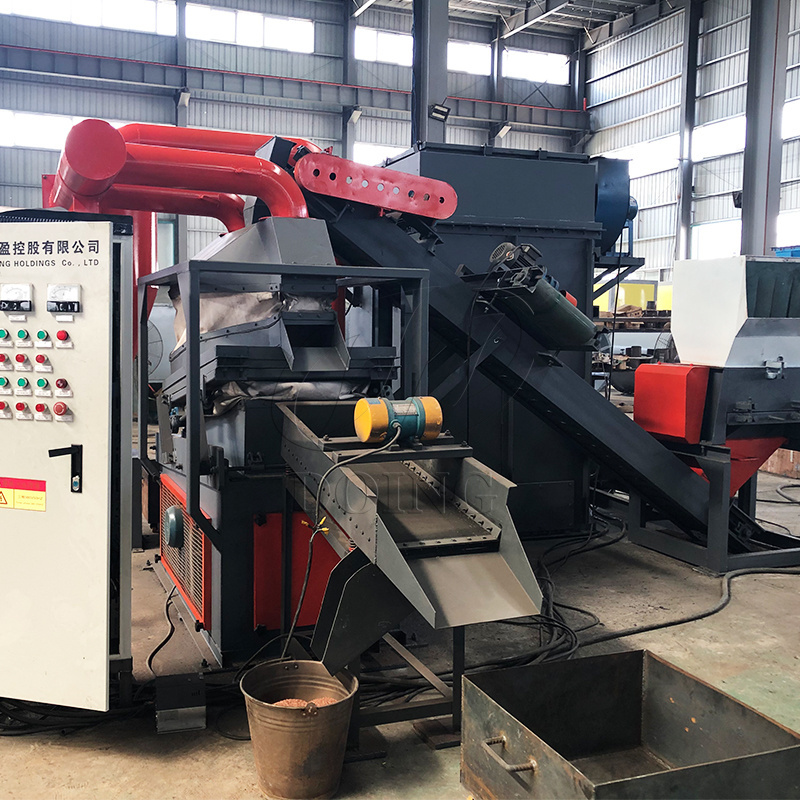 Doing Efficient Recycling Machine Disposal of Waste Cables And Wires Aluminum Wire Granulator Machine Cable Recycling Separator