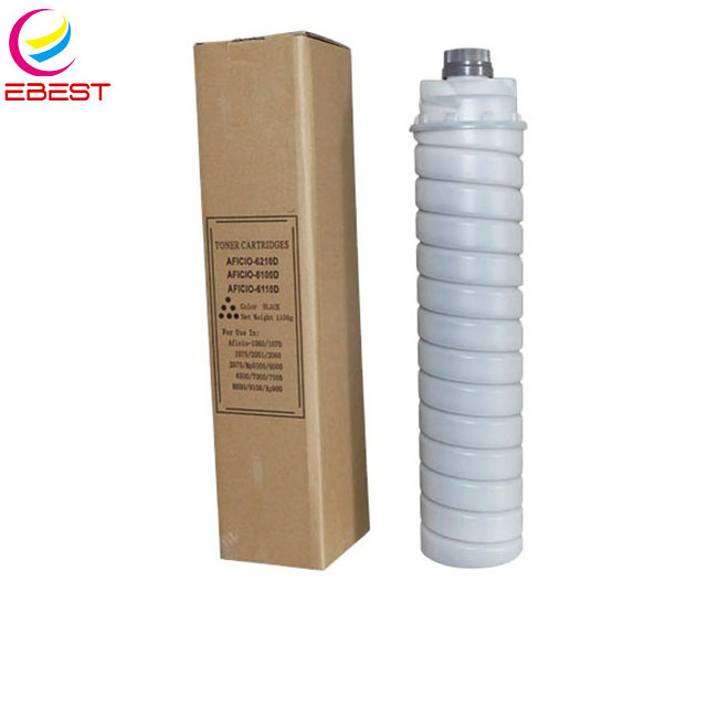 Suitable for aficio 6210d in toner; compatible for Ricoh aficio 1060 1075 1070 2060 2075 mp7500 mp6500 mp5500 toner cartridge