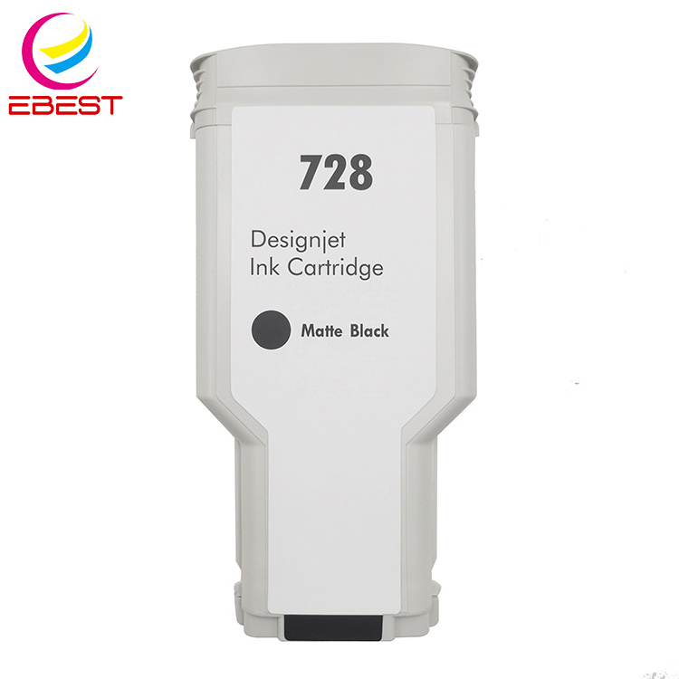 EBEST Compatible High Page Yield HP 728 Ink Cartridge for HP DesignJet T730 T830 Printer 300ML/PC color ink