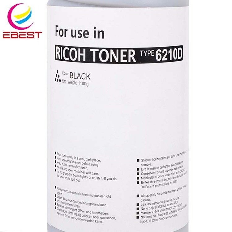 Ebest compatible for 6210D for Ricoh toner aficio 1060/1075/2051/2060/2075/MP5500/6500/7500 toner cartridge