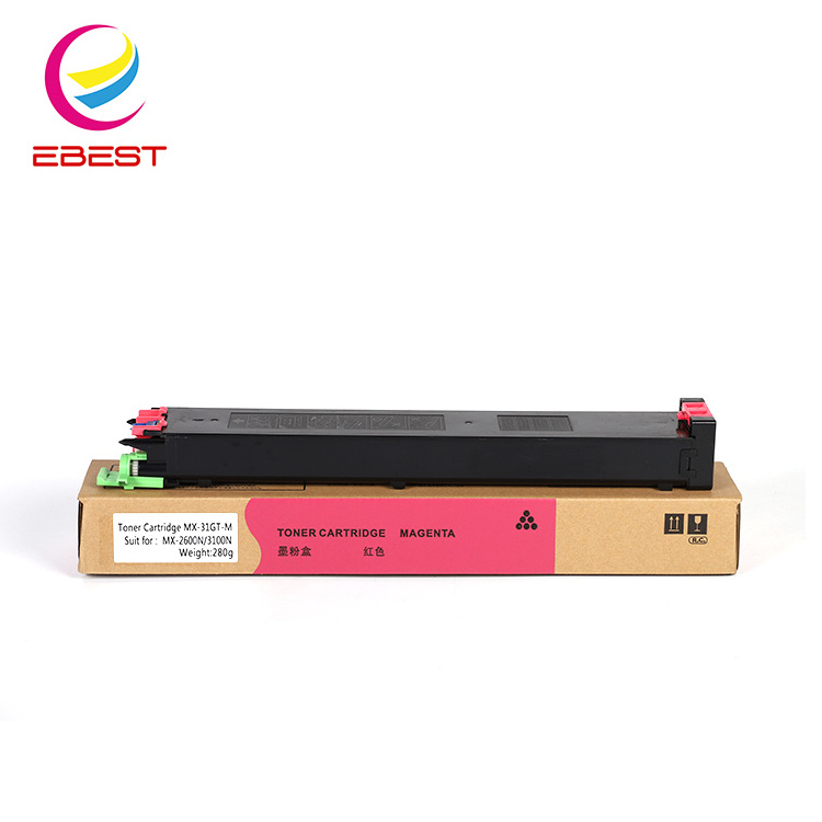 China premium copier toner cartridge for sharp copier MX31 / MX 2600N/3100N