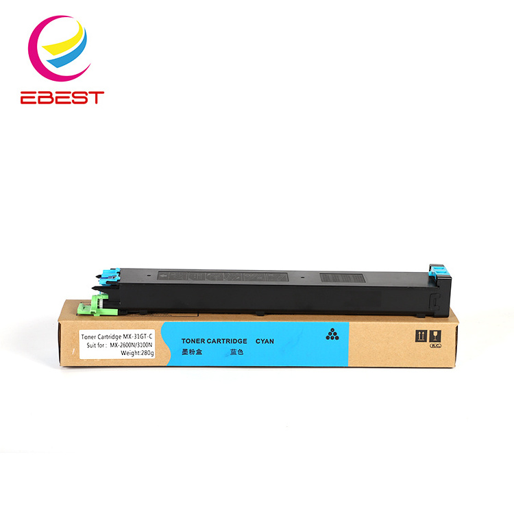 China premium copier toner cartridge for sharp copier MX31 / MX 2600N/3100N