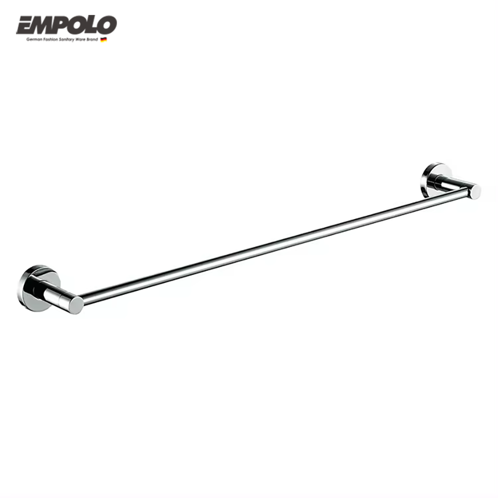 Promotion price round stainless steel towel bar single towel rail