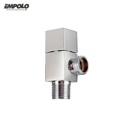 Brass Chrome Plated Angle Stop Valve For Toilet