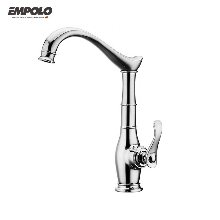 european style antique gold kitchen faucets single lever brass kitchen sink faucet tap