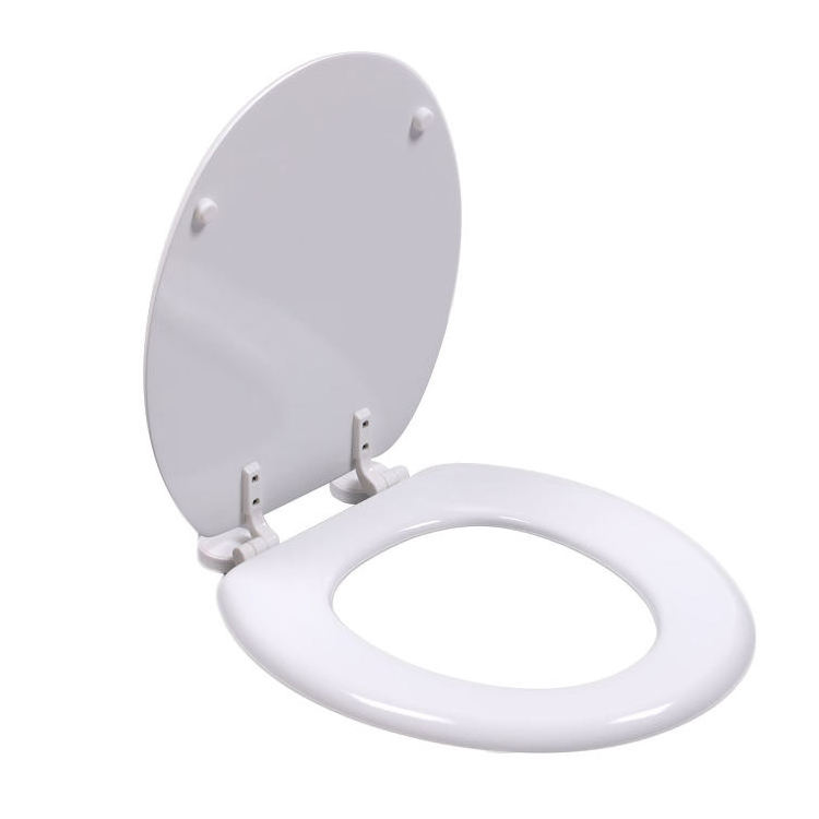 Empolo classical design of raised plastic toilet 17 inch fixing hinge biodegradable bathroom bidet toilet bowl seat cover