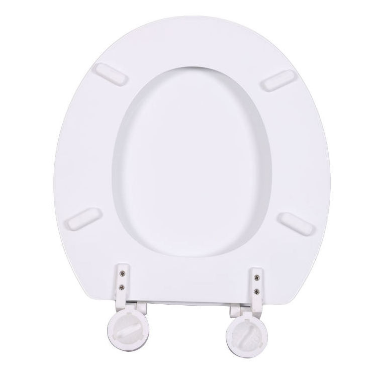 Empolo classical design of raised plastic toilet 17 inch fixing hinge biodegradable bathroom bidet toilet bowl seat cover