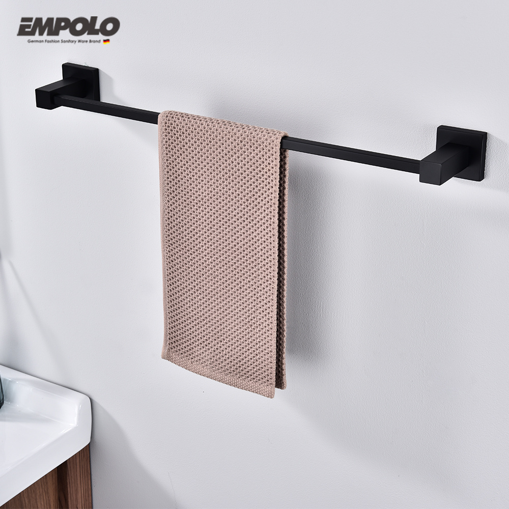 China modern luxury hotel washroom toilet accessories product wall mounted towel rack 4 hardware shower bathroom accessories set