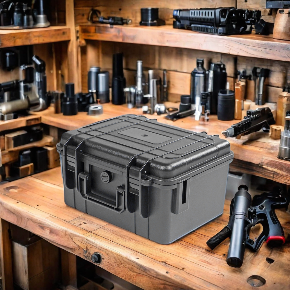 Secure and Waterproof Hard Plastic Case for Gun Storage