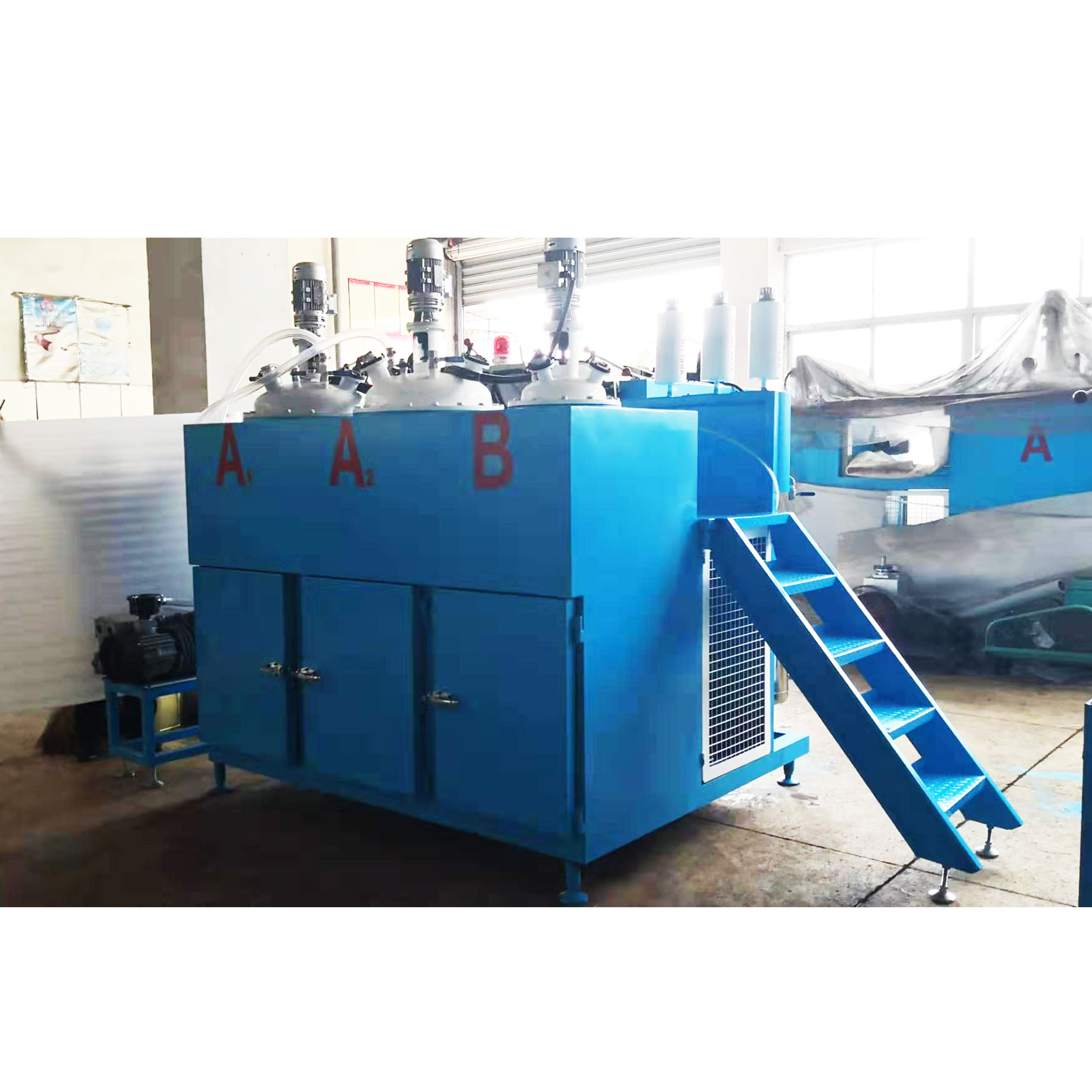 High Pressure Foaming Machine Three Components Cast Polyurethane PU Elastomer Machinery Foam Fill Tire Wheel Making Equipment