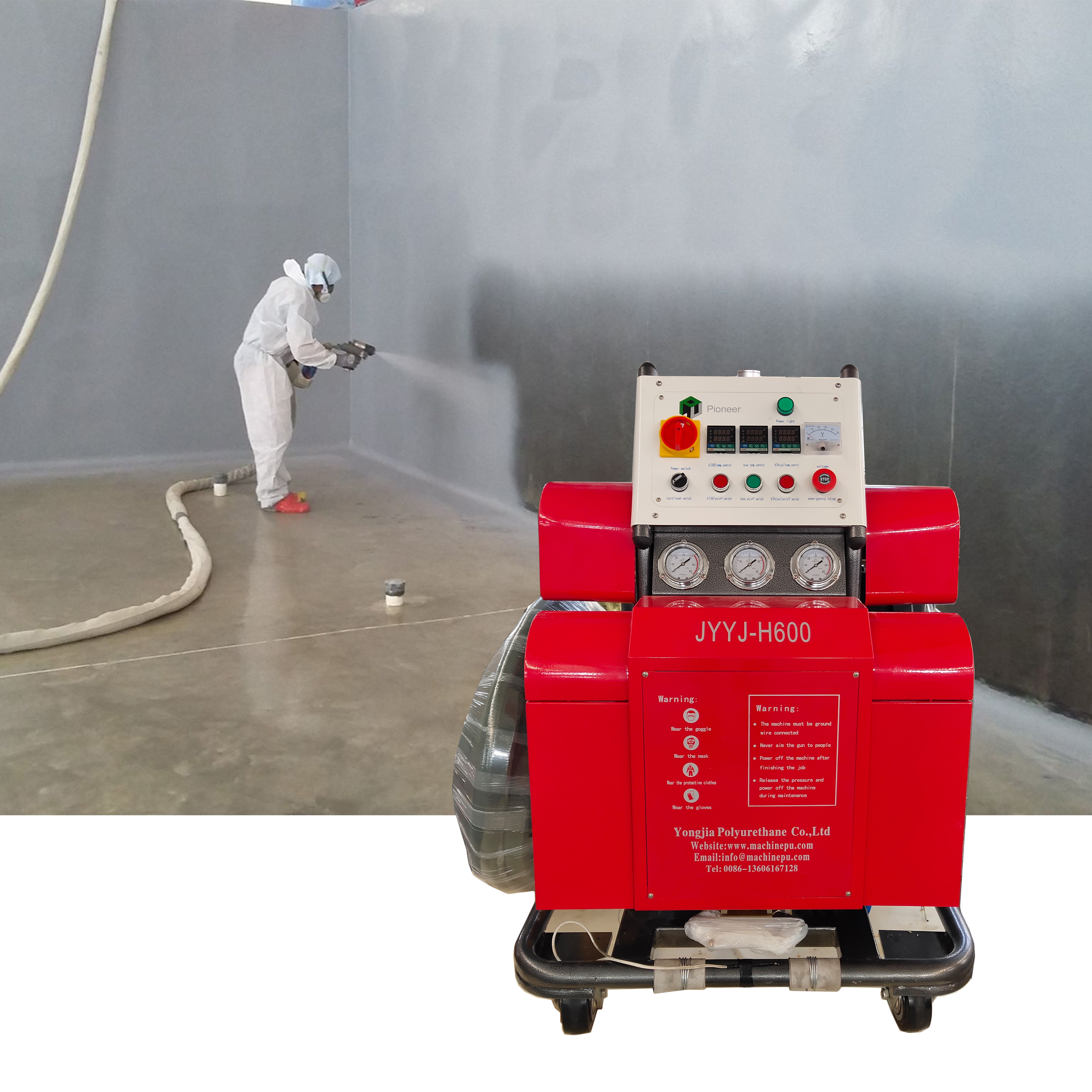 New style small portable pu foam spray machine