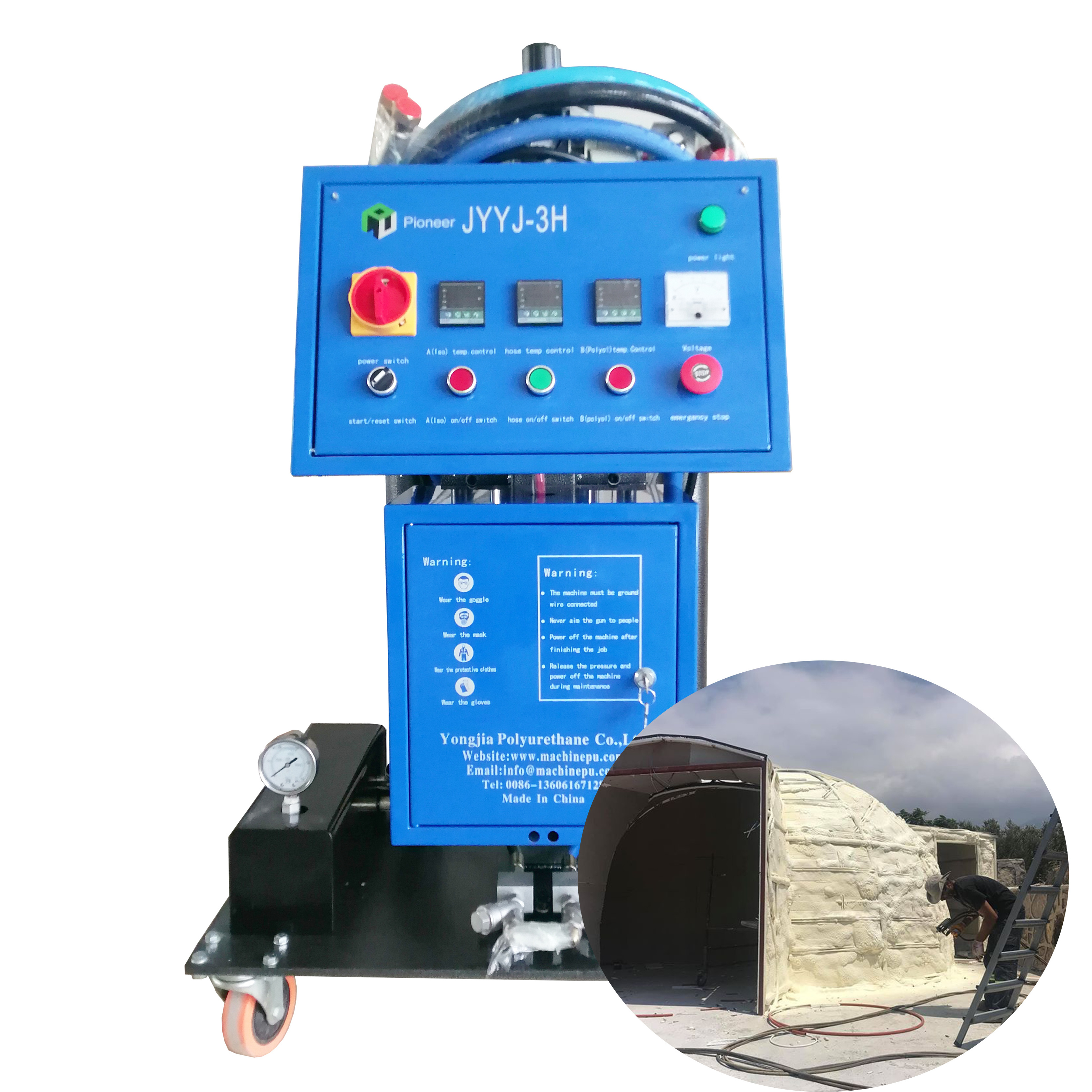 Pu Polyurethane Spray Foam Machine For Insulation Panel Paint PU Foam Insulation Machine