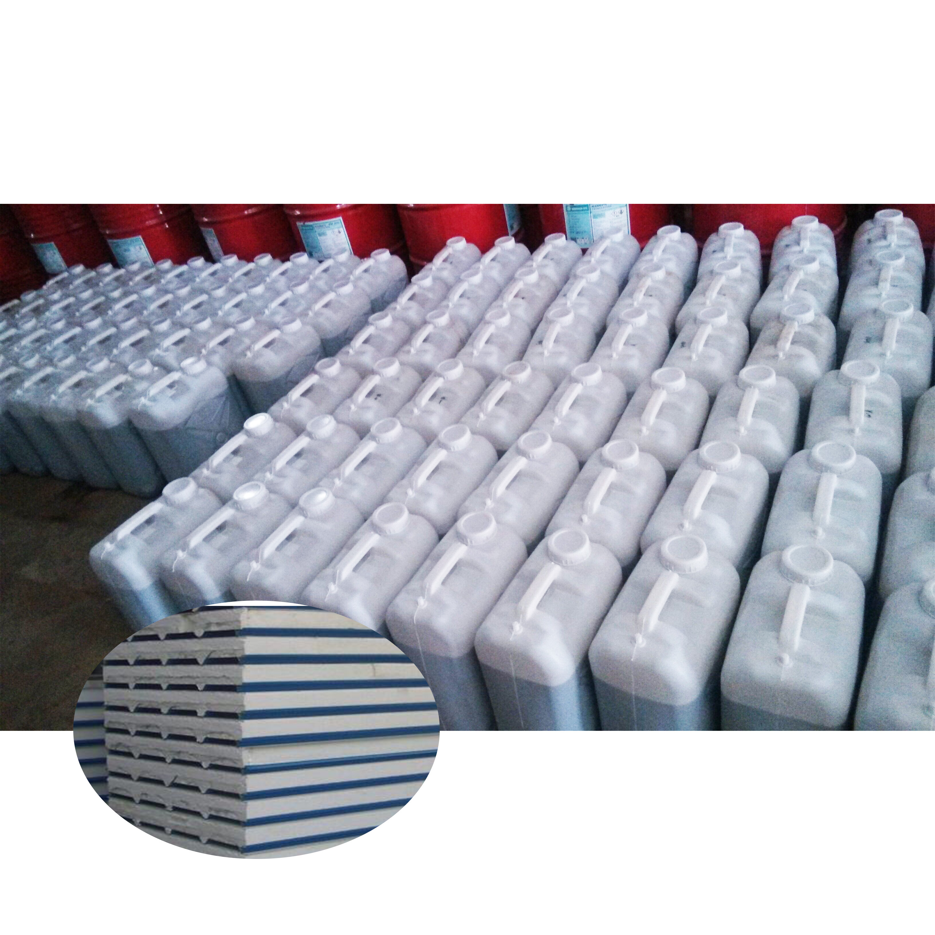 Bicomponent Polyurethane Foam Liquid Glue for Aluminium Insulated Sandwich Panels