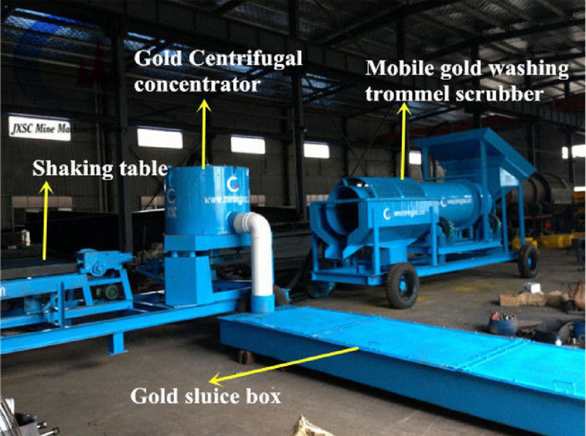 Small Scale Precious Metal Mining Machinery Plants Alluvial Gold Mining Equipment Trommel Washing Plant Gold Separator Machine