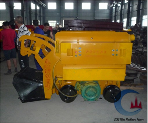 Gold Mining Rock Loader, Electric Tunnel Mucking Machine